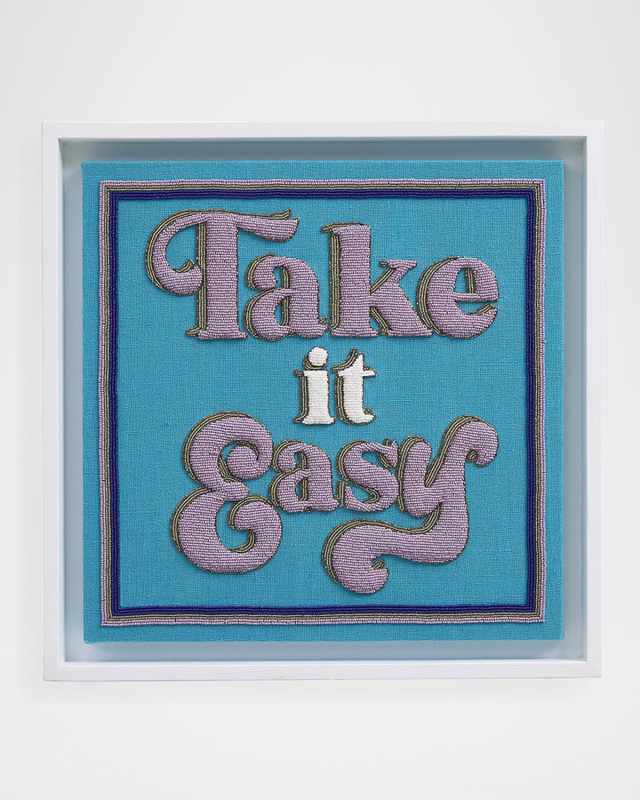Take It Easy Beaded Wall Art